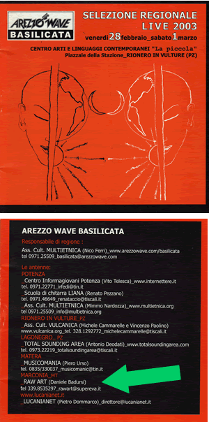 arezzo wave basilicata cd